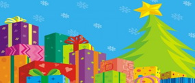 Santa Claus...err, mommy and daddy are coming to town