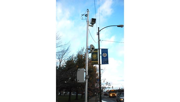 Speed cameras installed near Lane