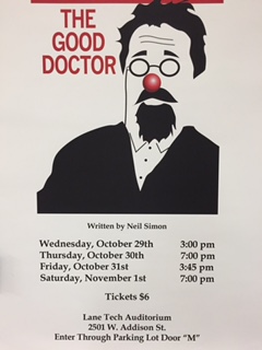 The Good Doctor opens at Lane Auditorium