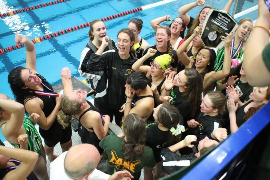 Despite finishing second overall in city, the Girls Swim Team is proud of their hard work and near championship.