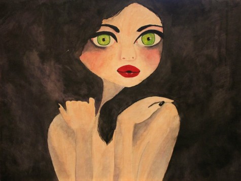 Ianna Christophell has wanted to be an artist since she was in preschool and now has moved from crayons to watercolors.