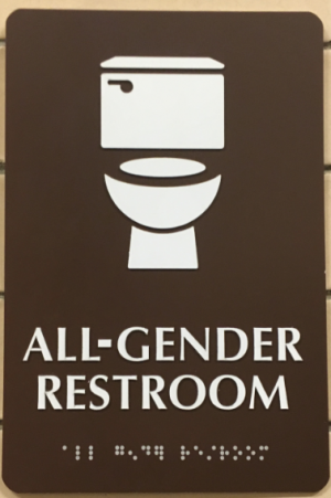 Several former staff restrooms are now being used as all-gender bathrooms for students.