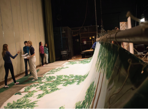 Lane Theater department preparing for the up coming production