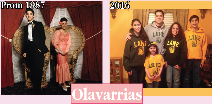  The Olavarrias have been together for 29 years starting May 1986 besides their first gap of dating for a few months in October 1983. They were married June 1992. Their family expanded and now their three children also have the same Lane pride. Marissa is a senior, Div. 669. Anthony is a freshmen, Div. 960, and Ariana Olavarria is six years old but hopes to go to Lane when she is of age.
