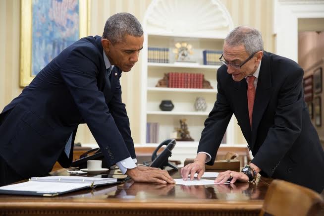 John Podesta (‘67), who is currently Chairman of Hillary Clinton’s presidential campaign, has also served as
Advisor to President Obama and Chief of Staff for Bill Clinton.