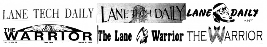 Newspaper headings from 1913 (top left), 1935 (top middle), 1968 (top right), 1979 (bottom left), 1987 (bottom middle), and 2015 (bottom right)