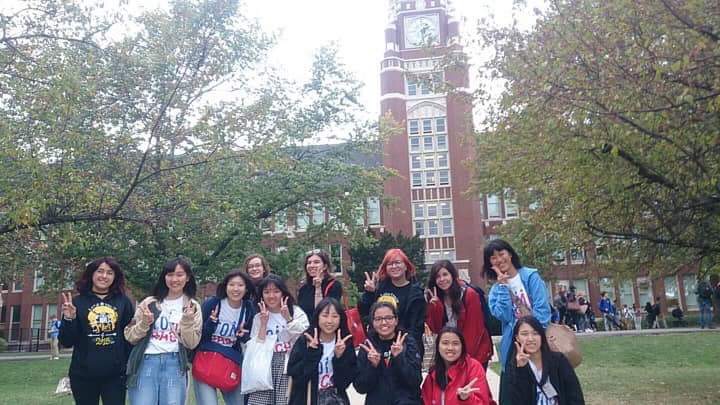  The six Japanese exchange students shadowed six mentors from Lane’s Japanese classes on Sept. 7. (Photo Courtesy of Ms. Nakagawa)