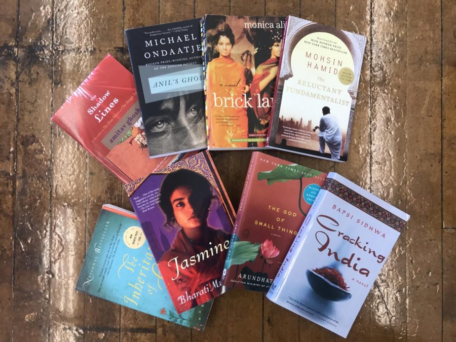 Texts that will be featured within the South Asian Literature course for the 2018-19 year include the ones above. “The Kite Runner” and “A Thousand Splendid Suns” by Khaled Hosseini will be included in the class as well.