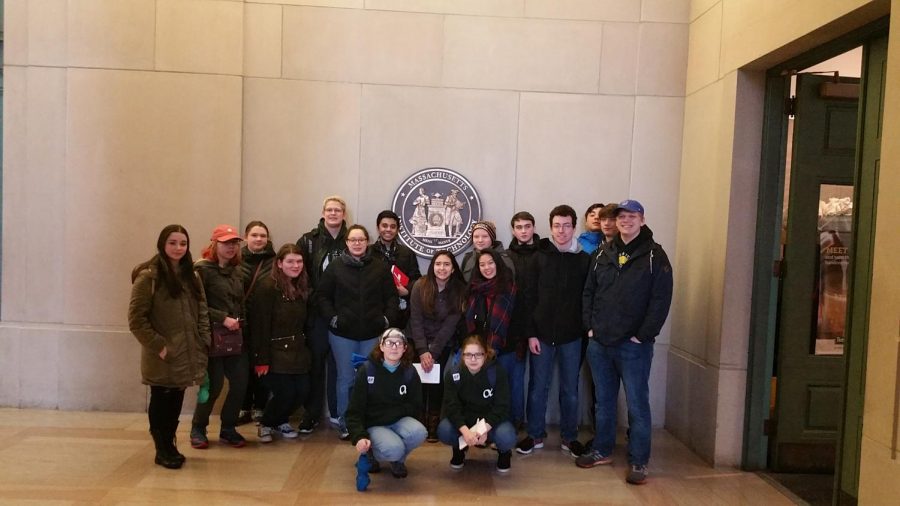 MIT was one of six schools in the Boston area visited by a group of Lane students. (Photo courtesy of Ms. Young)