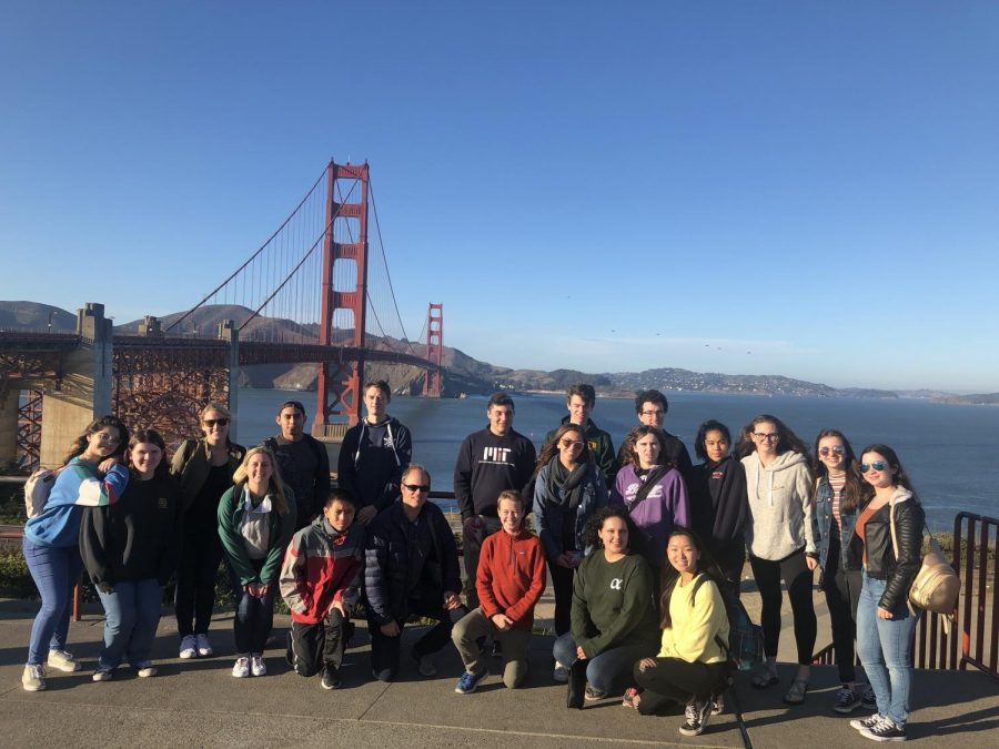 One of the main takeaways from the tour was that it allowed the students to get a full experience of the city of San Francisco. “We got to see the Golden Gate Bridge, we went to ChinaTown, and we did a lot of the stuff that you would do if you would actually attend there,” Ms. Glawe said. (Photo courtesy of Ms. Whittaker)