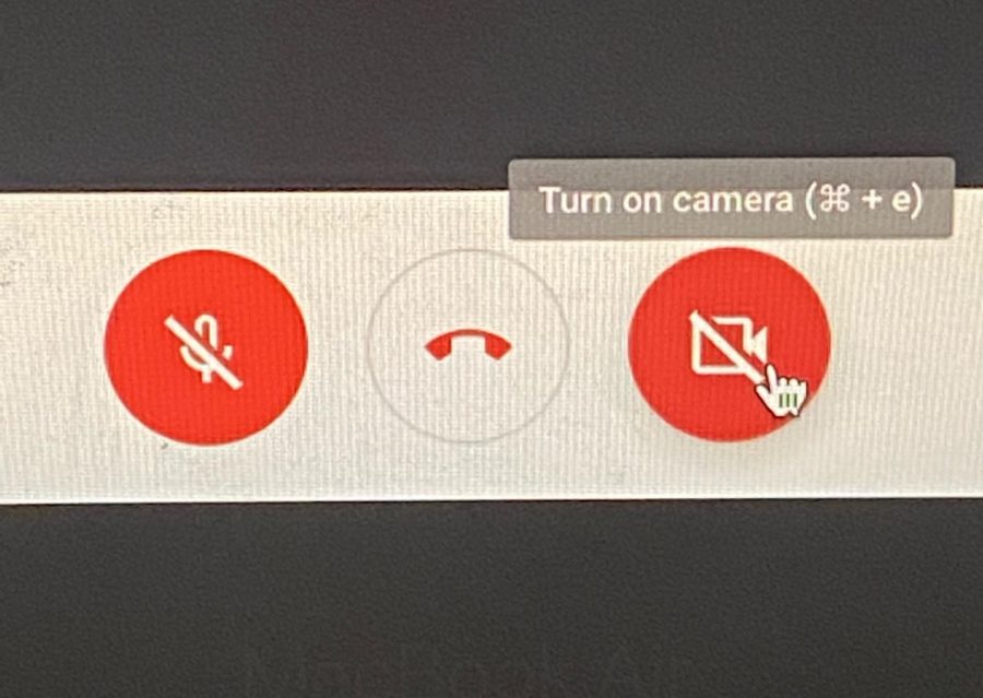 Students have the choice of turning their camera on or off in Google Meet. 