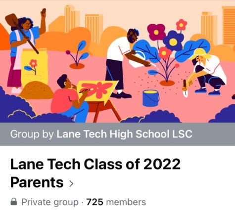 Screenshot from the Lane Tech Parents Class of 2022 Facebook page.