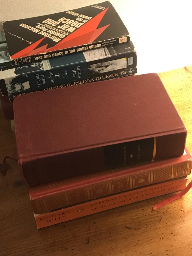 The stack of books I may or may not ever finish reading.