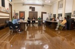 Lane Tech LSC representatives meet during their October meeting.